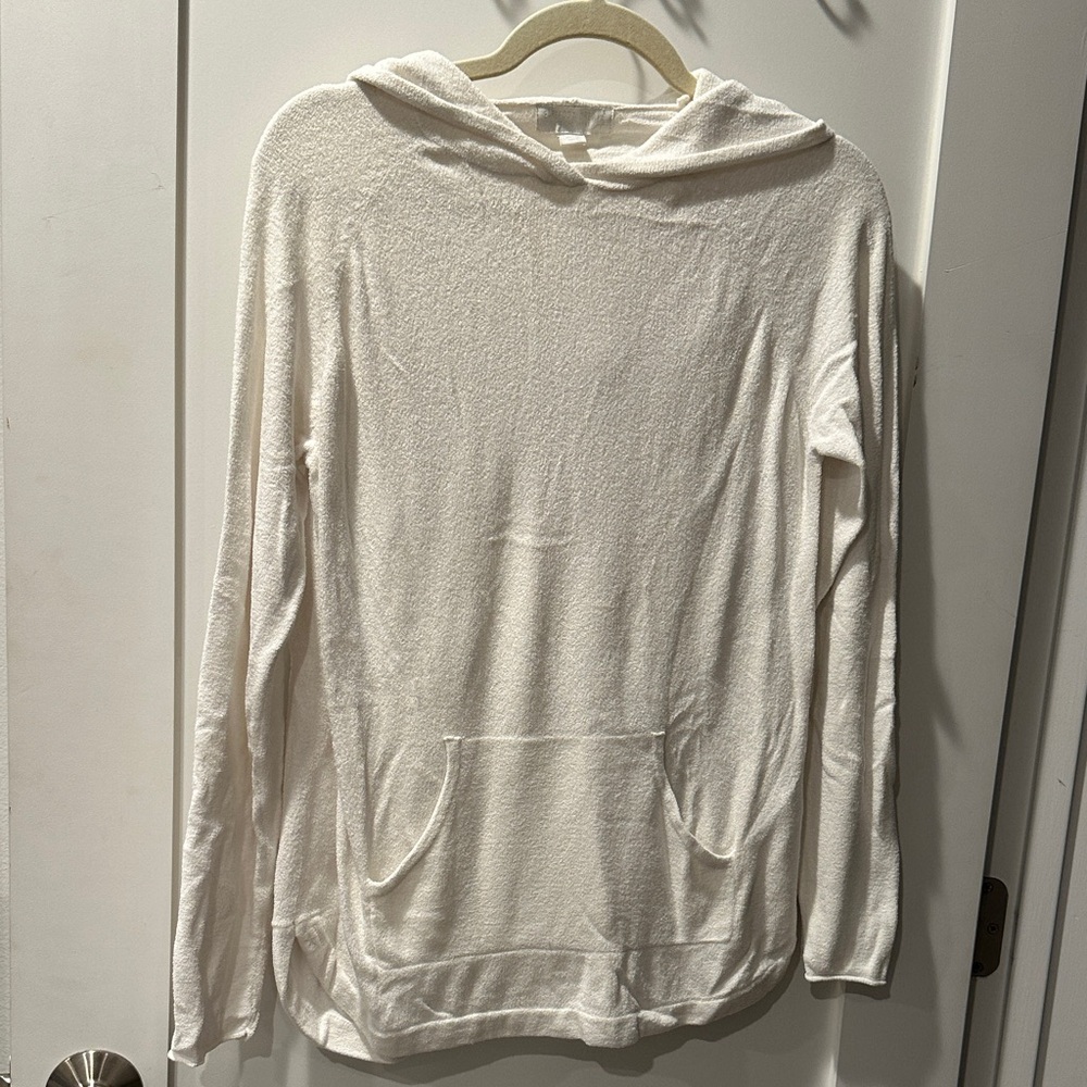 Barefoot Dreams Cream Hooded Sweater